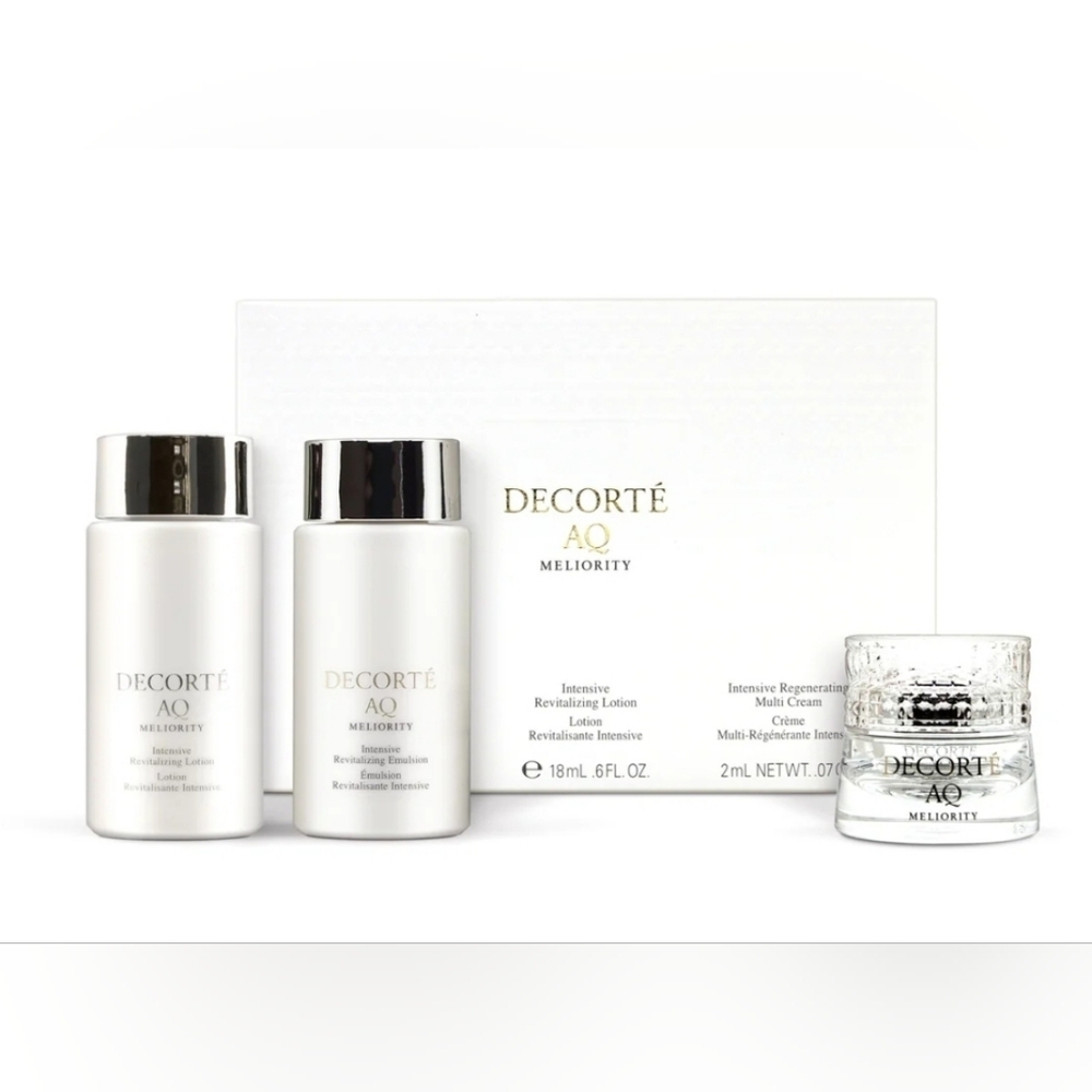 DECORTÉ AQ Meliority Intensive Trio Skincare Gift Set - New In Box